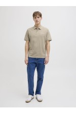 JREBJEANS REBEL PRINT POLO SS - ΜΠΕΖ
