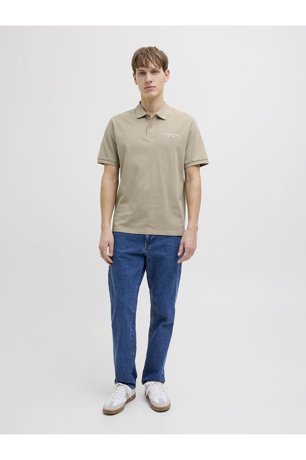 JREBJEANS REBEL PRINT POLO SS - ΜΠΕΖ