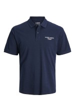 JREBJEANS REBEL PRINT POLO SS - ΜΠΛΕ