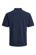 JREBJEANS REBEL PRINT POLO SS - ΜΠΛΕ