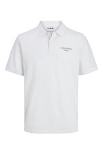 JREBJEANS REBEL PRINT POLO SS - ΛΕΥΚΟ