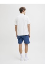 JREBJEANS REBEL PRINT POLO SS - ΛΕΥΚΟ