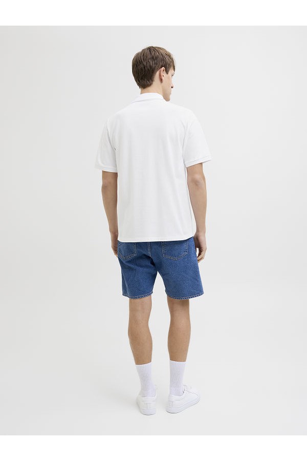 JREBJEANS REBEL PRINT POLO SS - ΛΕΥΚΟ