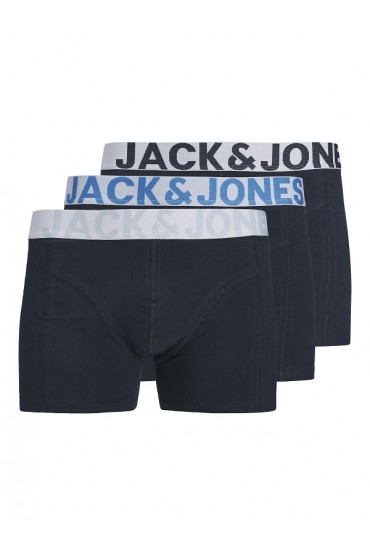 JACCONOR SOLID TRUNKS 3 PACK NOOS - ΜΠΛΕ