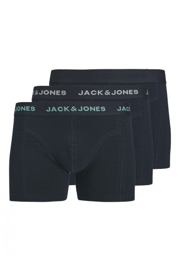 JACCONOR SOLID TRUNKS 3 PACK NOOS - ΜΠΛΕ