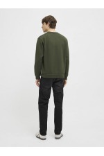 JREBROCKY LOGO CREW NECK SWEAT - ΠΡΑΣΙΝΟ