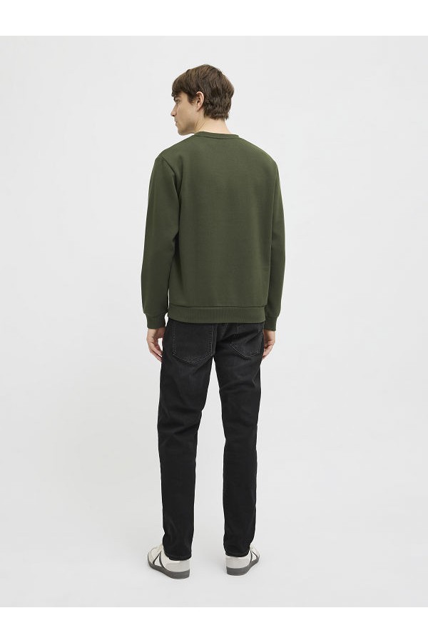 JREBROCKY LOGO CREW NECK SWEAT - ΠΡΑΣΙΝΟ