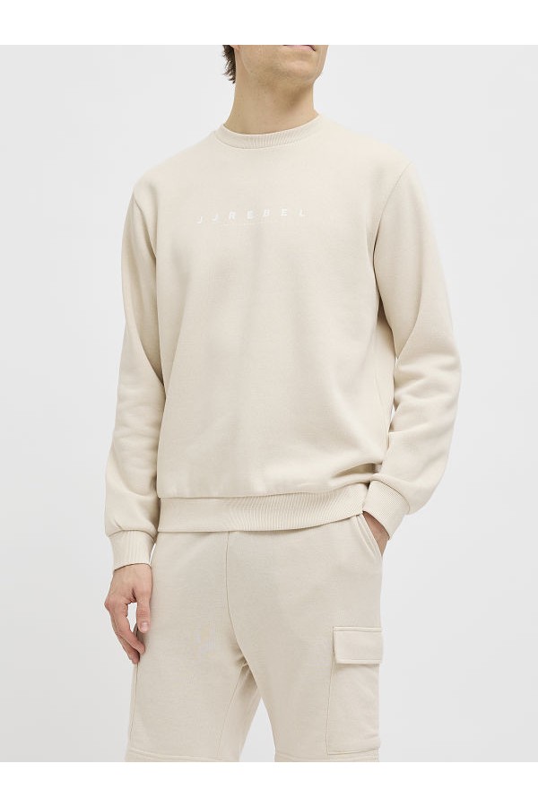 JREBROCKY LOGO CREW NECK SWEAT - ΜΠΕΖ