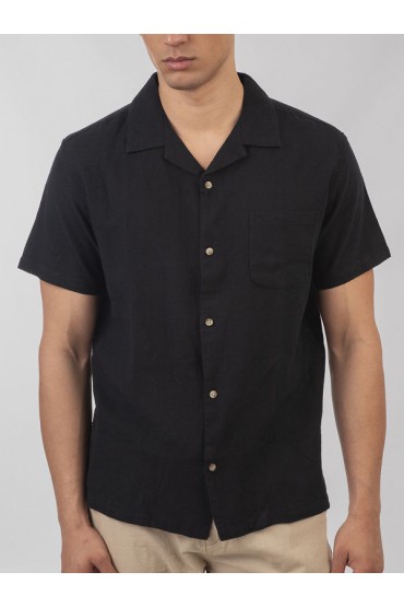 SHORT SLEEVE SHIRT - ΜΑΥΡΟ