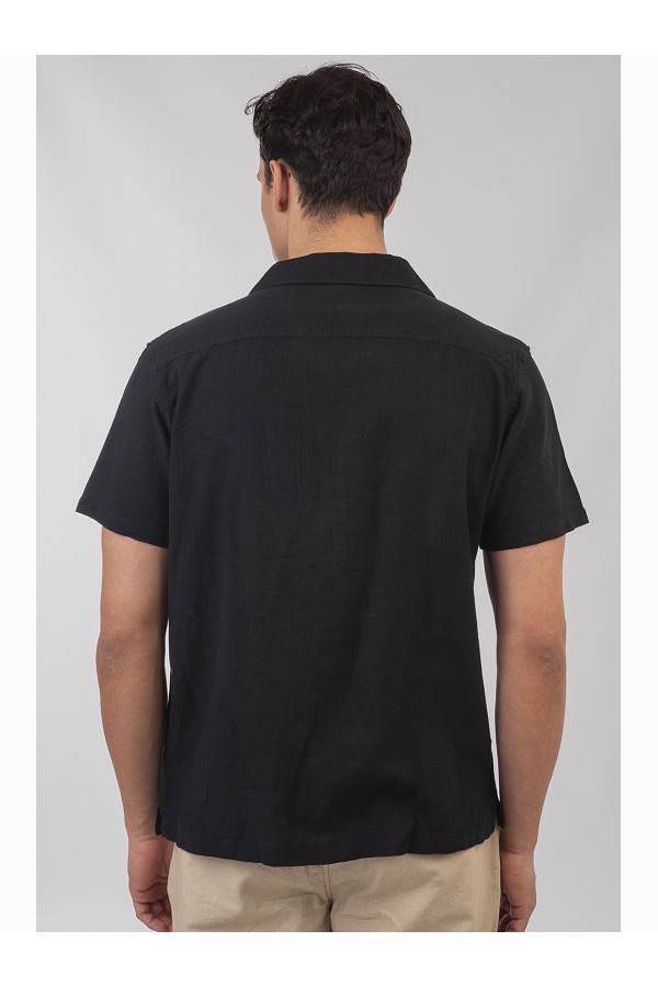 SHORT SLEEVE SHIRT - ΜΑΥΡΟ