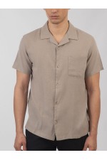 SHORT SLEEVE SHIRT - ΜΠΕΖ
