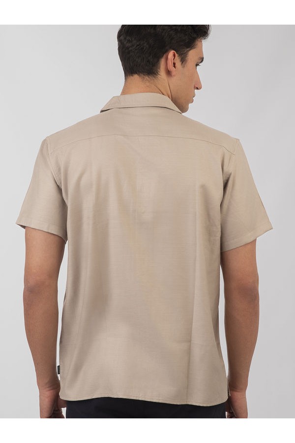 SHORT SLEEVE SHIRT - ΜΠΕΖ
