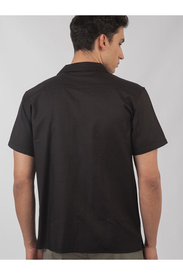 SHORT SLEEVE SHIRT - ΜΑΥΡΟ