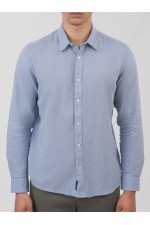 LONG SLEEVE SHIRT - ΜΠΛΕ ΑΝΟΙΧΤΟ