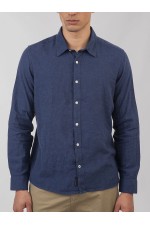 LONG SLEEVE SHIRT - ΜΠΛΕ