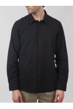 LONG SLEEVE SHIRT - ΜΑΥΡΟ