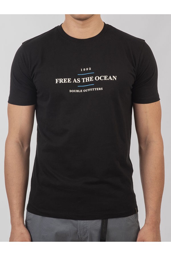 T-SHIRT MENS - ΜΑΥΡΟ