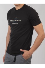 T-SHIRT MENS - ΜΑΥΡΟ