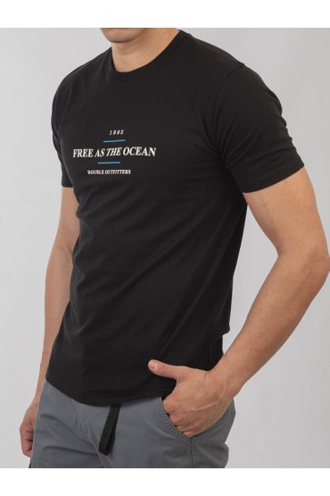T-SHIRT MENS - ΜΑΥΡΟ