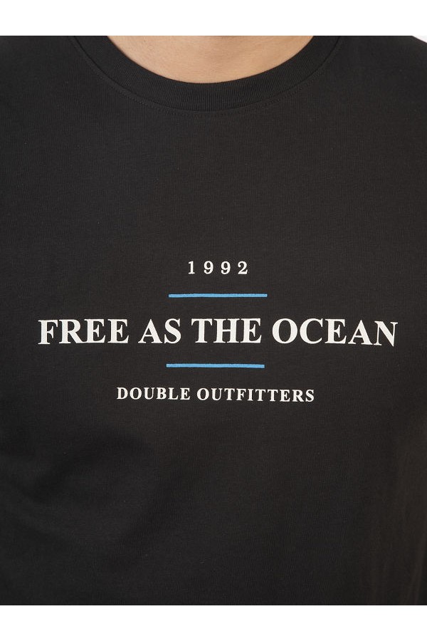 T-SHIRT MENS - ΜΑΥΡΟ
