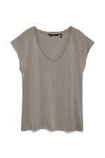 VMFILLI SS V-NECK TEE NOOS - ΜΠΕΖ