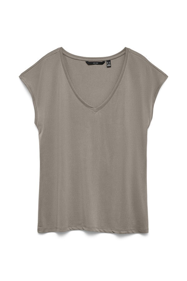 VMFILLI SS V-NECK TEE NOOS - ΜΠΕΖ