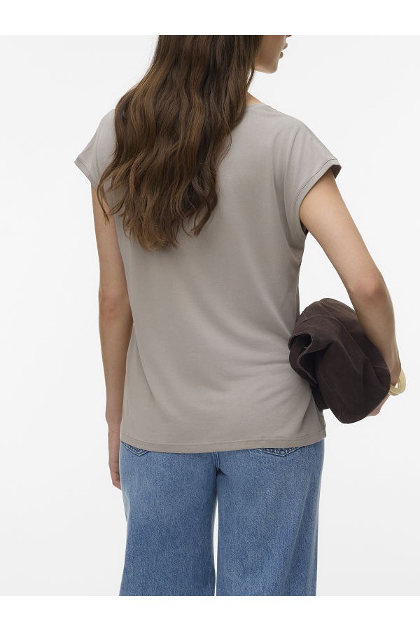 VMFILLI SS V-NECK TEE NOOS - ΜΠΕΖ