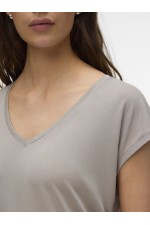 VMFILLI SS V-NECK TEE NOOS - ΜΠΕΖ