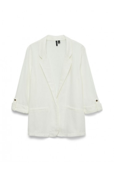 VMJESMILO 3/4 LOOSE BLAZER WVN GA NOOS - ΛΕΥΚΟ