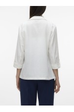 VMJESMILO 3/4 LOOSE BLAZER WVN GA NOOS - ΛΕΥΚΟ