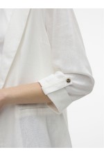 VMJESMILO 3/4 LOOSE BLAZER WVN GA NOOS - ΛΕΥΚΟ