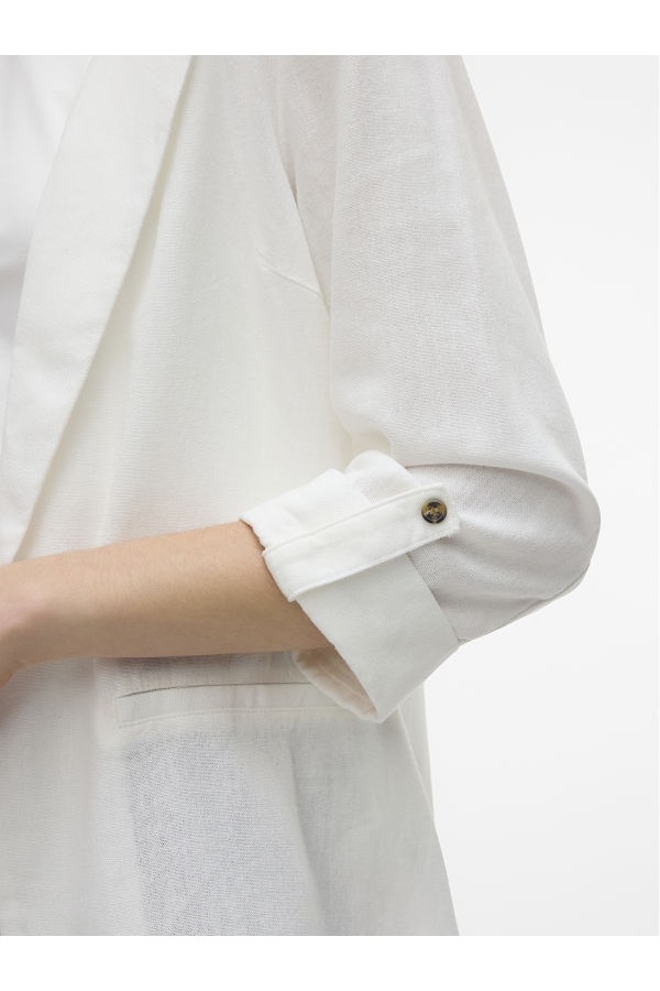 VMJESMILO 3/4 LOOSE BLAZER WVN GA NOOS - ΛΕΥΚΟ