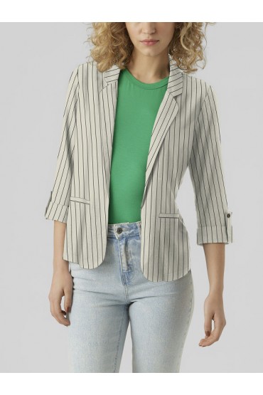 VMJESMILO 3/4 LOOSE BLAZER WVN GA NOOS - ΛΕΥΚΟ