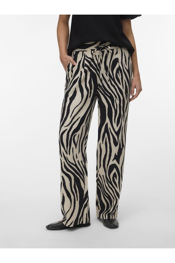 VMJESMILO HW WIDE PANTS WVN NOOS - ΜΑΥΡΟ