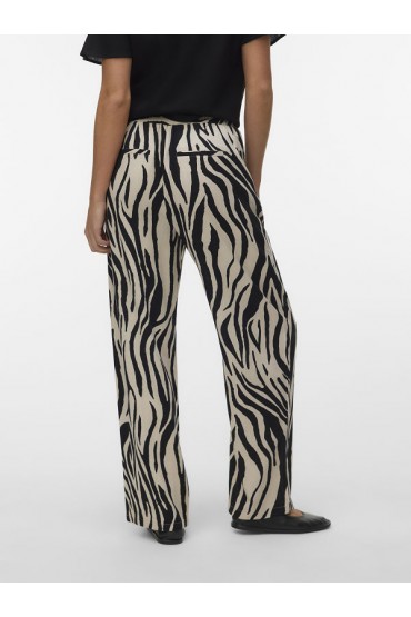 VMJESMILO HW WIDE PANTS WVN NOOS - ΜΑΥΡΟ