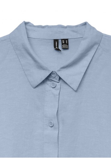 VMLINN 2/4 SHORT SHIRT WVN NOOS - ΜΠΛΕ