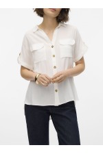 VMBUMPY SS SHIRT WVN GA NOOS - ΛΕΥΚΟ