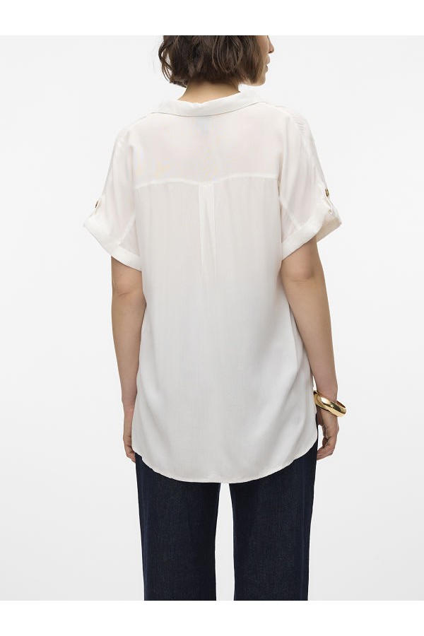 VMBUMPY SS SHIRT WVN GA NOOS - ΛΕΥΚΟ