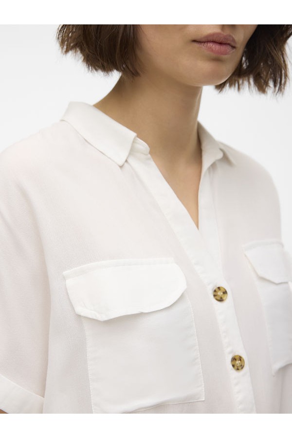 VMBUMPY SS SHIRT WVN GA NOOS - ΛΕΥΚΟ