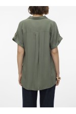 VMBUMPY SS SHIRT WVN GA NOOS - ΠΡΑΣΙΝΟ