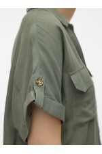 VMBUMPY SS SHIRT WVN GA NOOS - ΠΡΑΣΙΝΟ