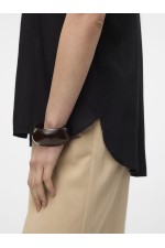 VMBUMPY SS SHIRT WVN GA NOOS - ΜΑΥΡΟ