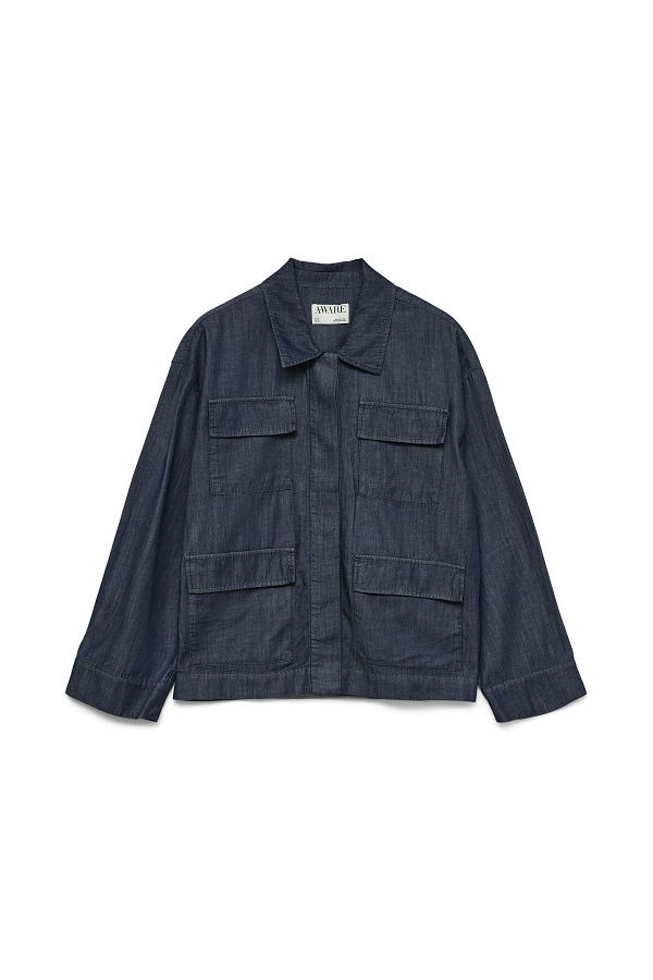 AWFIA LS DENIM JACKET - ΜΠΛΕ