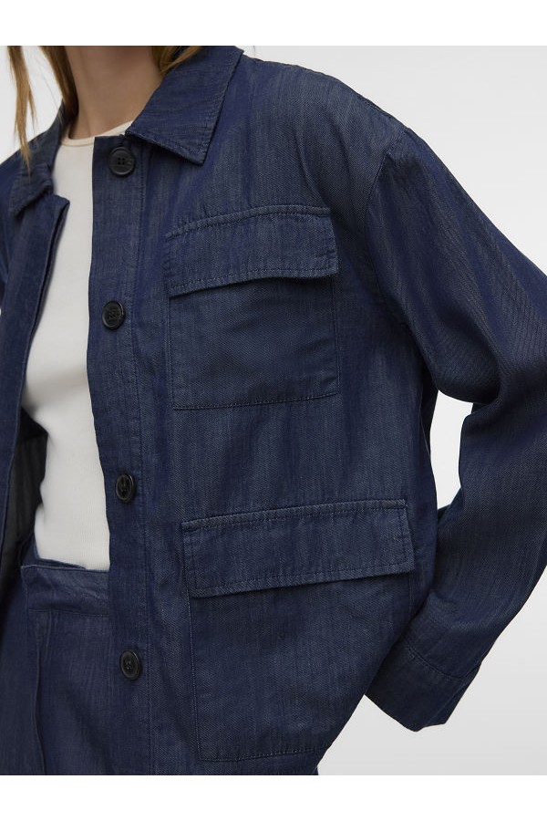 AWFIA LS DENIM JACKET - ΜΠΛΕ