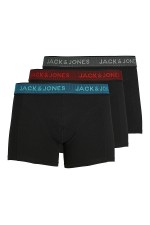 JACWAISTBAND TRUNKS 3 PACK NOOS - ΓΚΡΙ