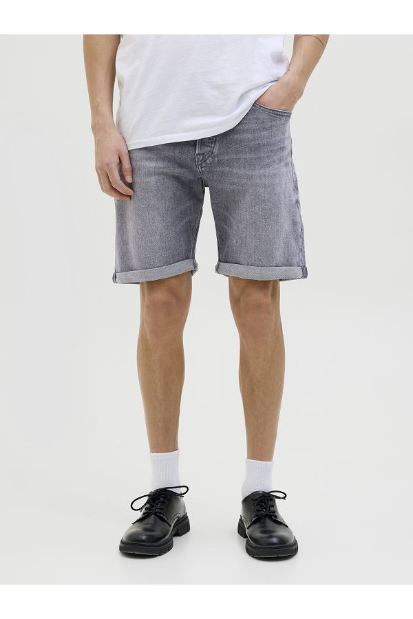 JJIRICK JJIORIGINAL SHORTS AM 360 SN - ΓΚΡΙ