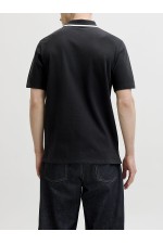 JJBLAZE POLO SS LN - ΜΑΥΡΟ