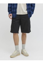 JREBCORY CARGO SHORT MID SN - ΜΑΥΡΟ
