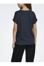 ONLMOSTER S/S O-NECK TOP NOOS JRS - ΜΠΛΕ