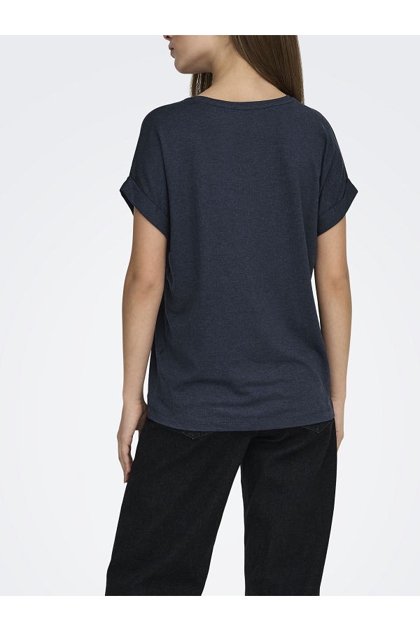 ONLMOSTER S/S O-NECK TOP NOOS JRS - ΜΠΛΕ